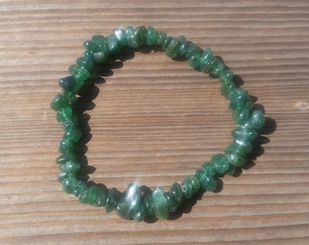 JADE Natural Stone Gemstone Stretchy Chip Bracelet