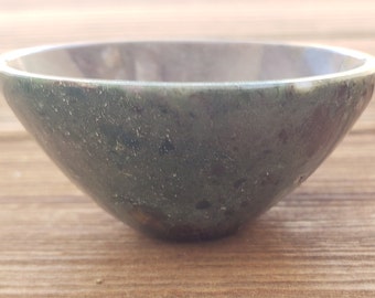 FANCY JASPER BOWL Natural Stone Hand Carved Gemstone Bowl [61]