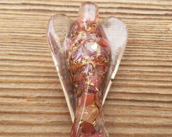 2 INCH RUBY Orgone Gemstone Angel