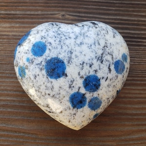 Large NATURAL K2 JASPER Gemstone Puffy Heart 60-70mm