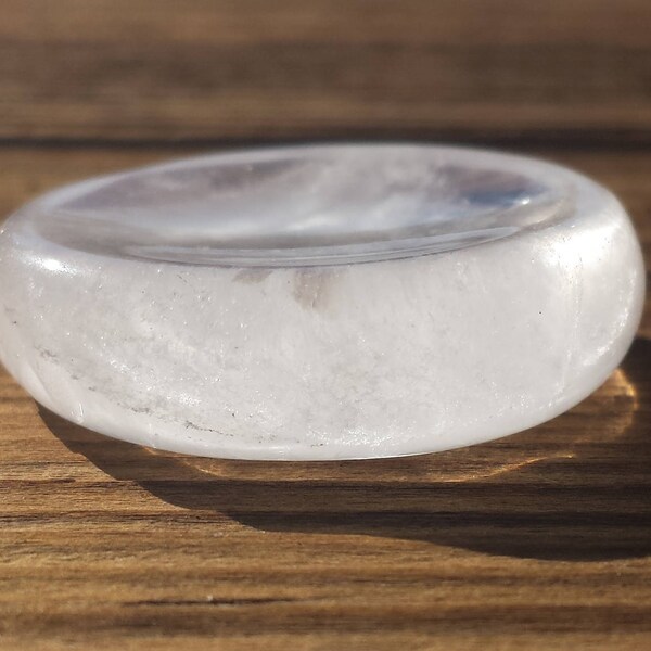 CLEAR QUARTZ Sphere Stand Natural Stone Hand Carved Gemstone Sphere Stand