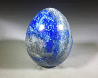 LAPIS LAZULI EGG Natural Stone Hand Carved Gemstone Egg