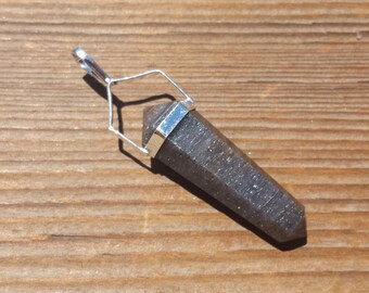 Natural BLUE AVENTURINE Crystal D - Point Pendant Gemstone