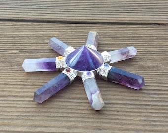 AMETHYST Natural Gemstone Energy Generator