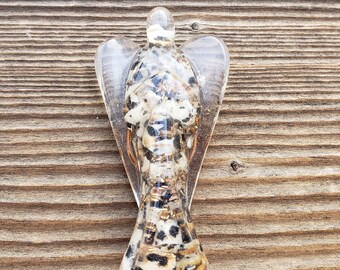 2 INCH DALMATIAN JASPER Orgone Gemstone Angel