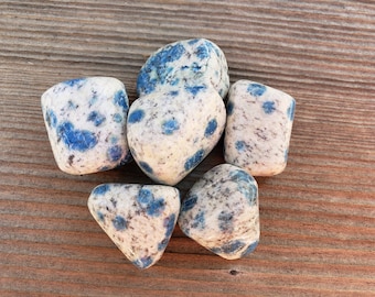 SIX (6) K2 JASPER Tumbled Stones Medium/Large Natural Tumble Stones