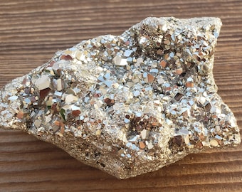 PYRITE CRYSTAL CLUSTER Natural Stone Gemstone [7]