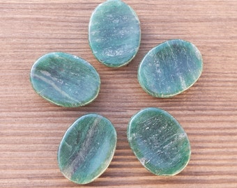 JADE Worry Stone Natural Stone Hand Carved Gemstone Worry Stone