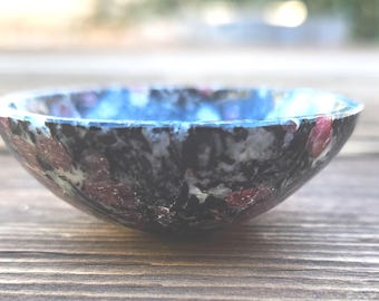 RUBY MATRIX BOWL Ruby in Matrix Natural Stone Hand Carved Gemstone [69]