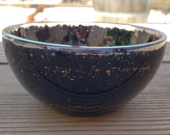 BLACK TOURMALINE 4" Orgone Bowl