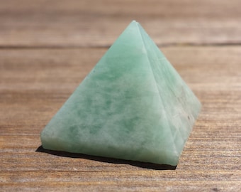 AMAZONITE natural small gemstone crystal pyramid 20-22