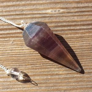 FLUORIT Naturstein Edelstein facettierte Pendel