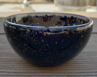 BLACK TOURMALINE 3" Orgone Bowl