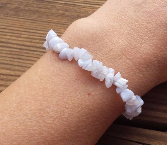Bracciale Elastico In Titanio Con Cristallo, Agata E Druzy Geode &ndash; 7,5 Pollici &ndash; Multicolore