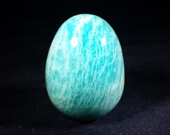 AMAZONITE EGG Natural Stone Hand Carved Gemstone Egg