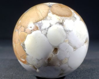 LARGE FOSSIL JASPER Sphere Natural Stone Hand Carved Gemstone Sphere 55mm [18]