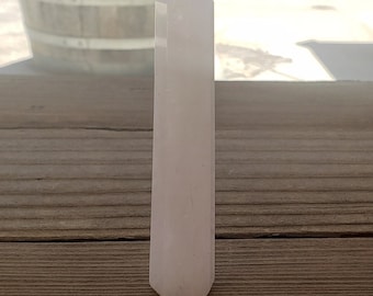 ROSE QUARTZ Faceted Gemstone Obelisk crystal obelisk [27]