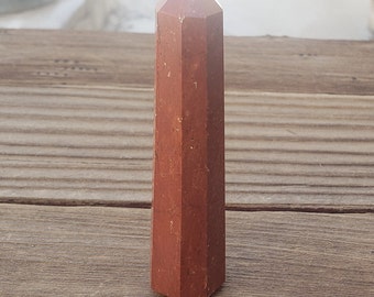 RED JASPER Faceted Gemstone Obelisk crystal obelisk [23]