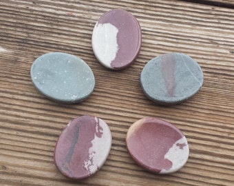 NARMANDA STONE Worry Stone Natural Stone Hand Carved Gemstone Worry Stone