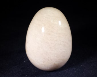 MOONSTONE EGG Natural Stone Hand Carved Gemstone Egg