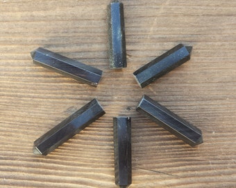 NATURAL OBSIDIAN Single Terminated Gemstone Crystal Pencil Point (One)