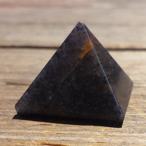 BLUE AVENTURINE natural small gemstone crystal pyramid 20-22
