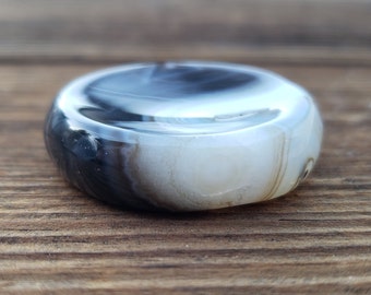 SOLOMON AGATE Sphere Stand Natural Stone Hand Carved Gemstone Sphere Stand