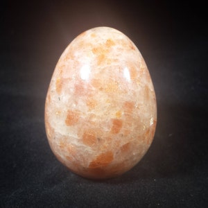 SUNSTONE Natural Stone Hand Carved Gemstone Egg