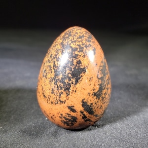 MAHOGANY OBSIDIAN EGG Natural Stone Hand Carved Gemstone Egg