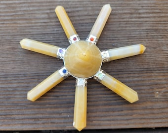 GOLDEN QUARTZ Natural Gemstone Energy Generator