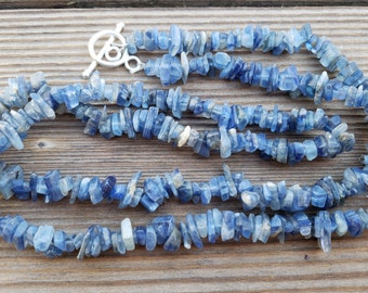 KYANITE Natural Stone Gemstone 30" Chip Necklace