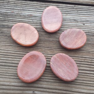 CARNELIAN Worry Stone Natuursteen Handgesneden edelsteen Worry Stone
