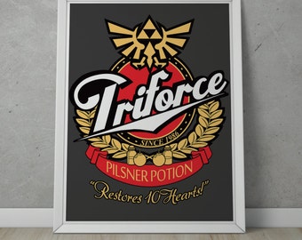 Triforce Pilsner Potion Giclee