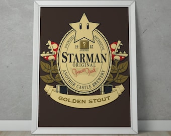 Starman Original Golden Stout Giclee