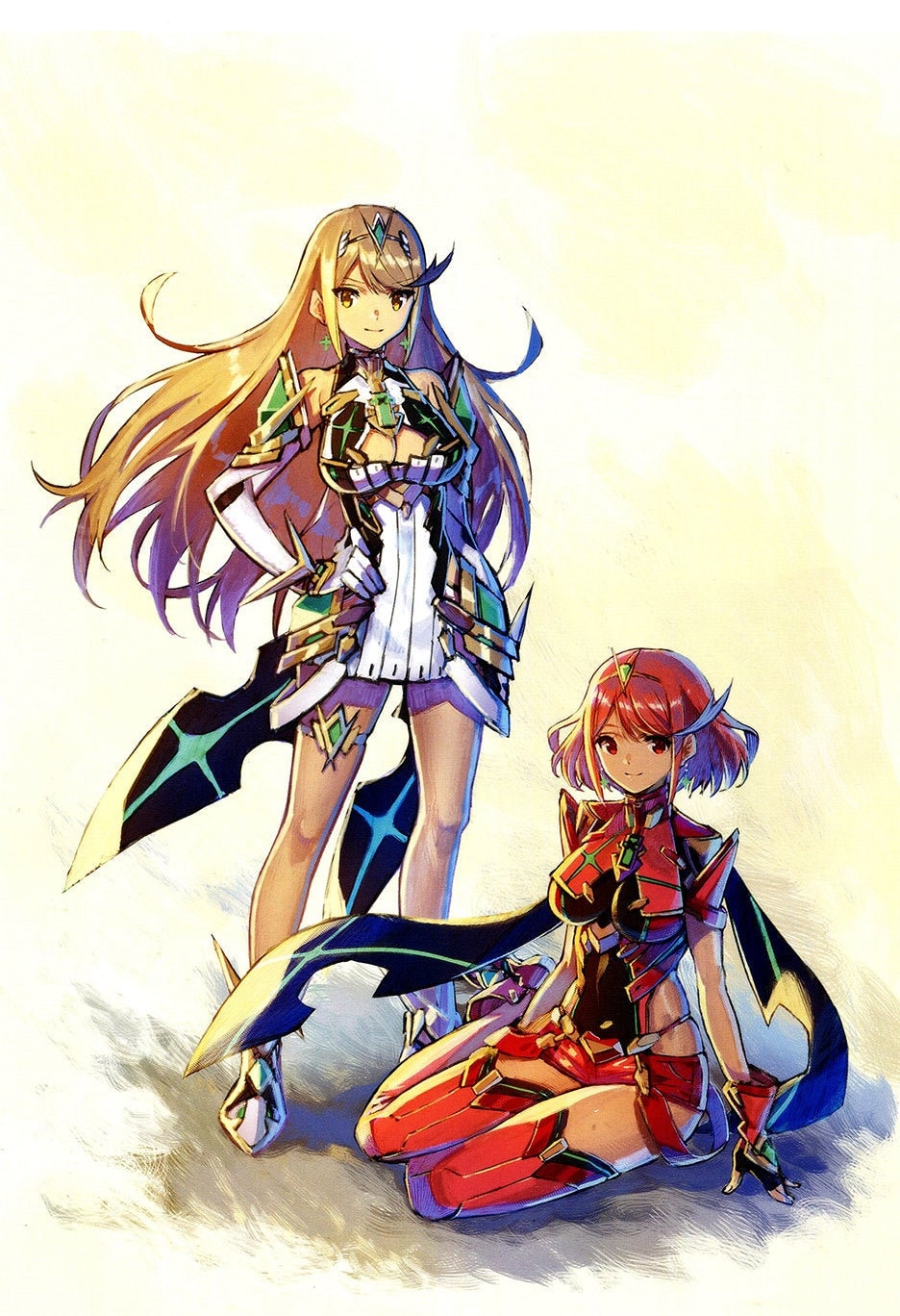 Xenoblade 2 Pyra and Mythra 1 Etsy