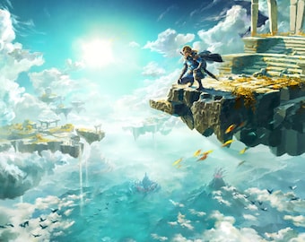 Zelda Tears of the Kingdom Key Artwork