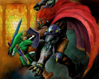 時のオカリナ リンク vs ガノンドロフ - Etsy 日本