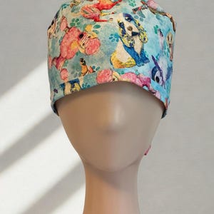 Unisex Adult Size Scrub Cap- Oodles of dogs