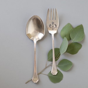 Vintage Silverplate Servers Serving Spoon Serving Fork Reed and Barton