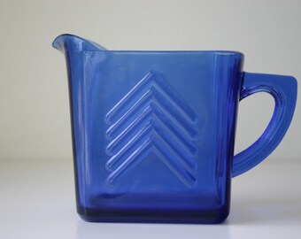 Vintage Hazel Atlas Glass Pitcher