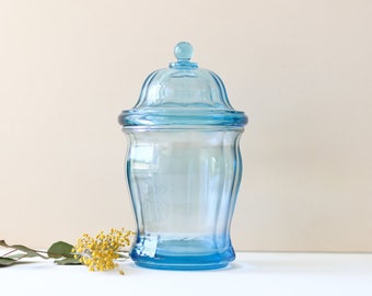 Blue Glass Jar