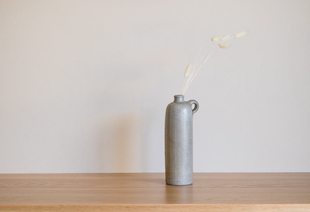 Vintage Clay Liquor Bottle/vase Etsy