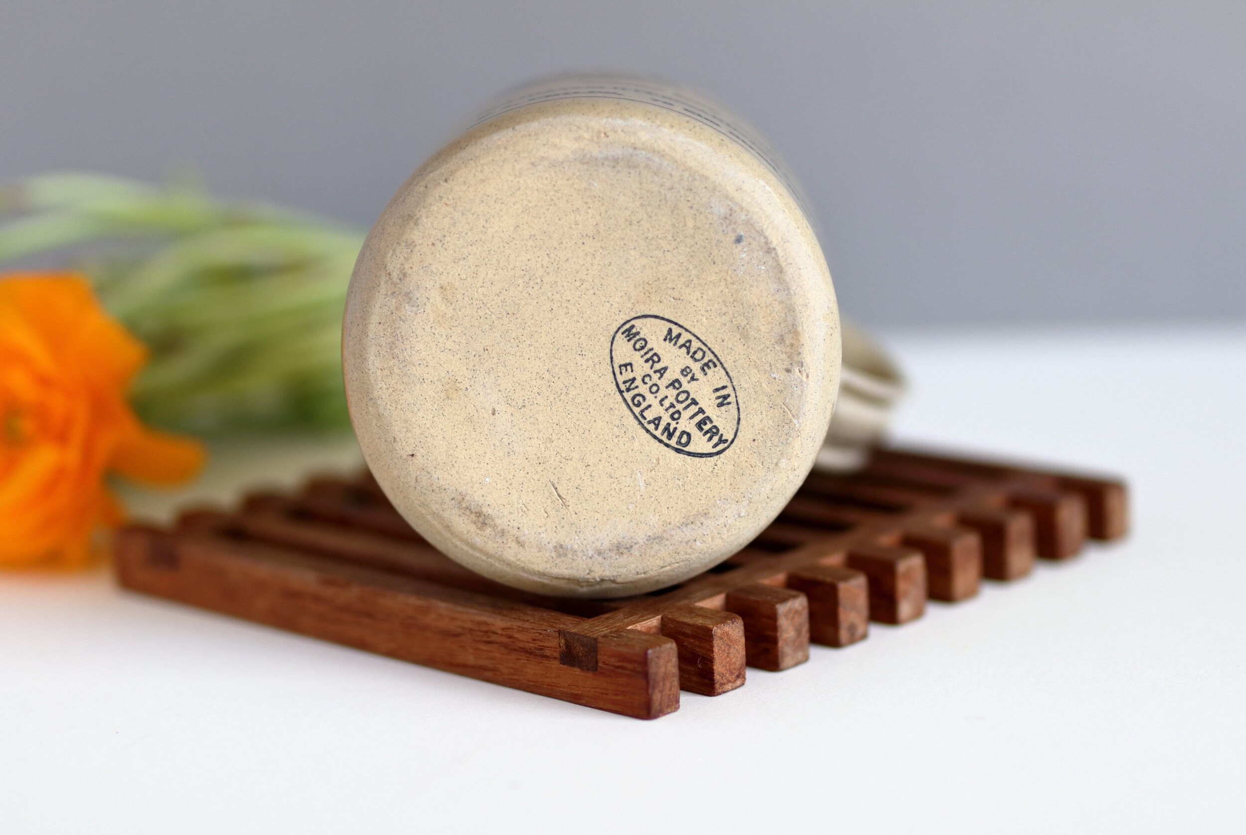 Moira Pottery England Stoneware Pitcher / Stoneware Jar / Etsy