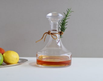 Vintage Hageland Norway Decanter | Glass Carafe | Liquor Bottle | Royal Viking Skald Club