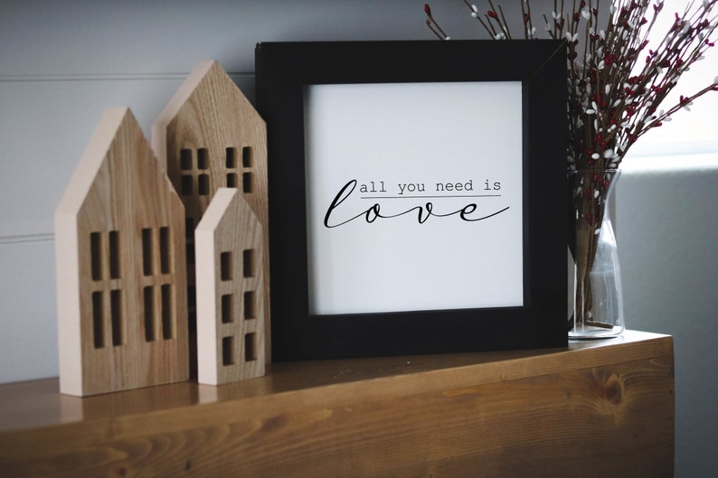 All You Need is Love Swap Frame Insert