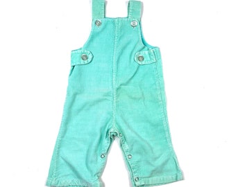 green corduroy overalls baby