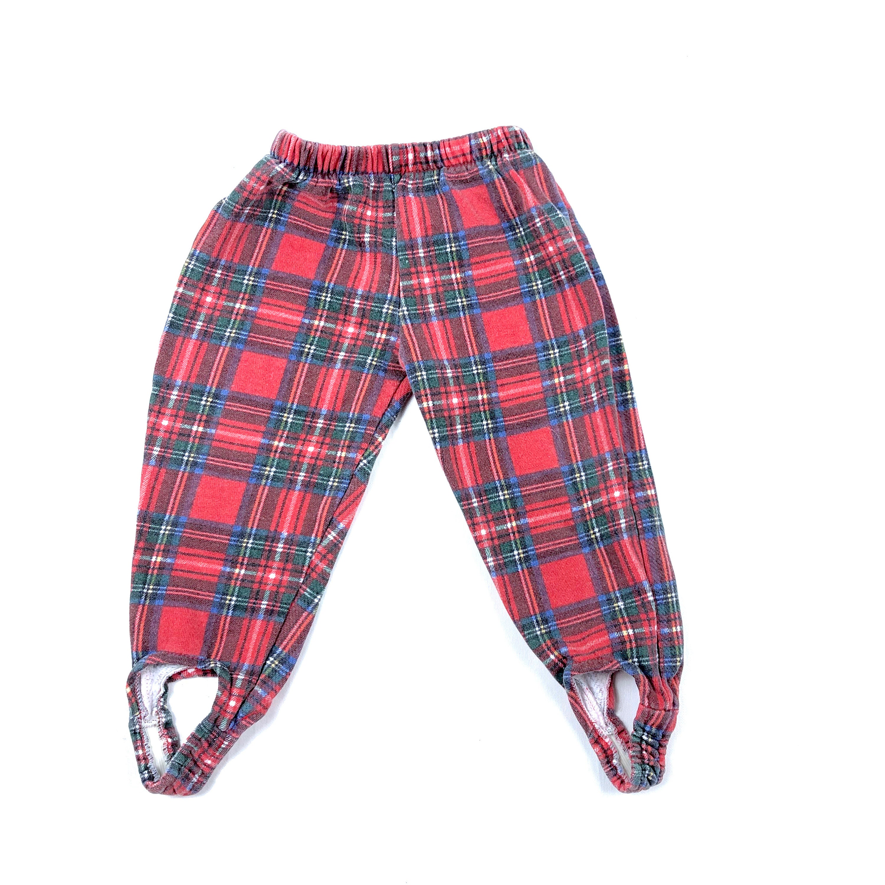 red plaid sweatpants