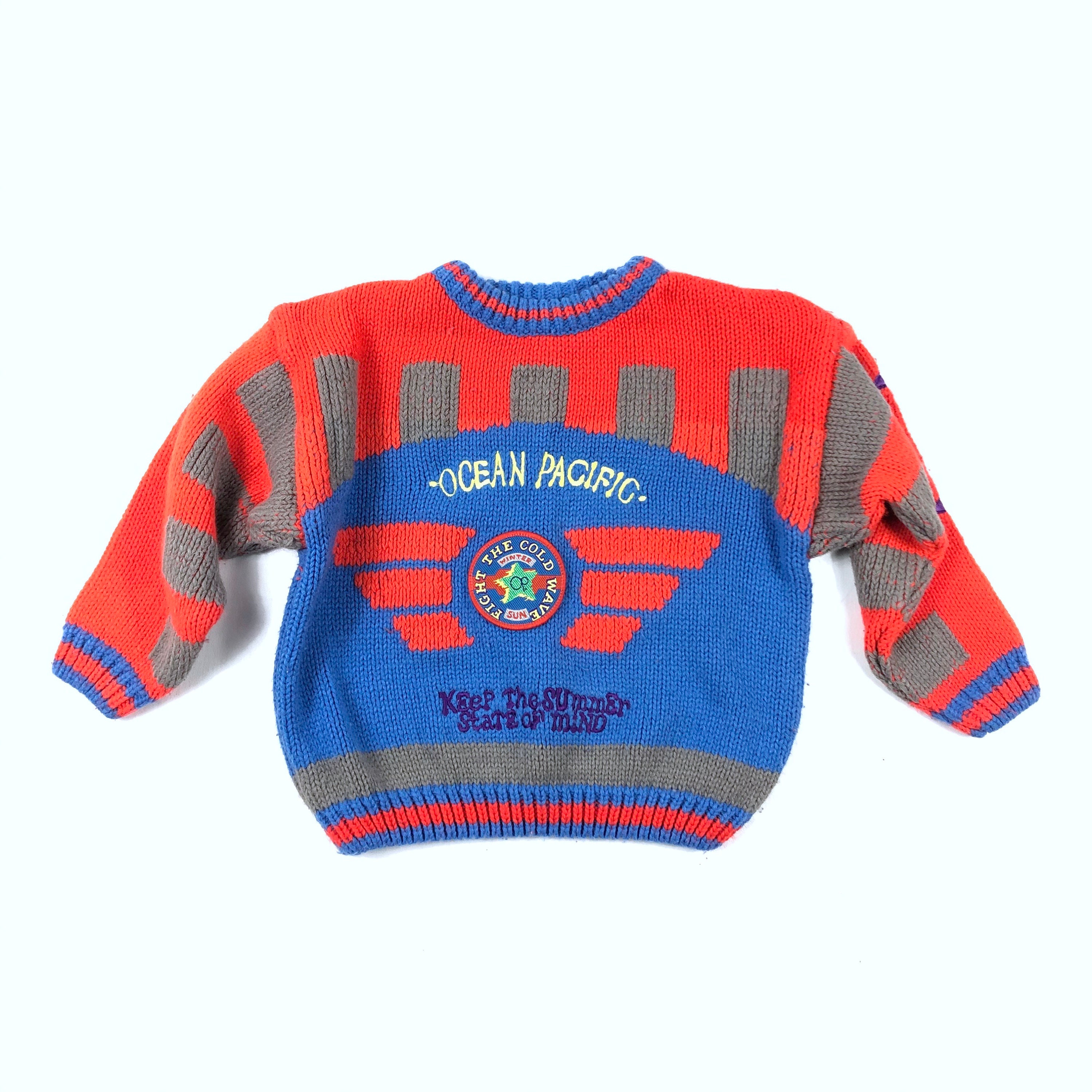boys knit crewneck pullover sweater 