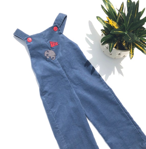 blue cord jumpsuit