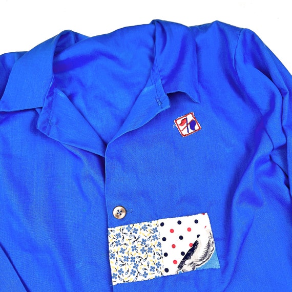Vintage Kids smock jacket, Artist smock with patches,… Gem